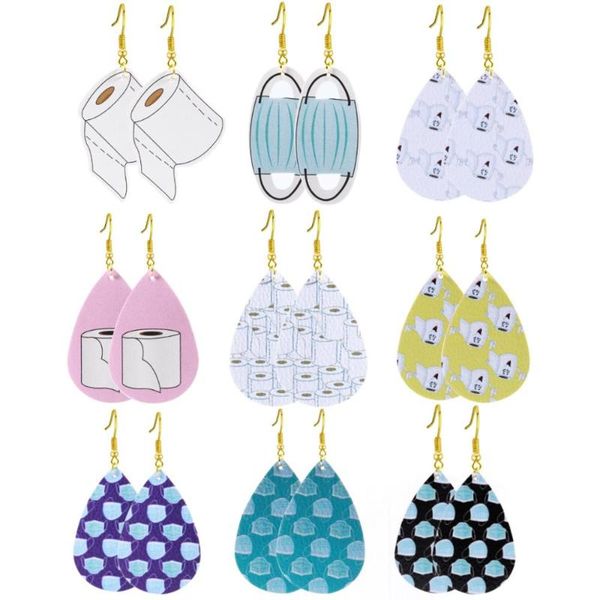 fostfo mask toilet paper pattern creative fashion funny earrings gift ladies accessories earrings artificial leather jewelry, Silver
fostfo mask toilet paper pattern creative fashion funny earrings gift ladies accessories earrings artificial leather jewelry, Silver
