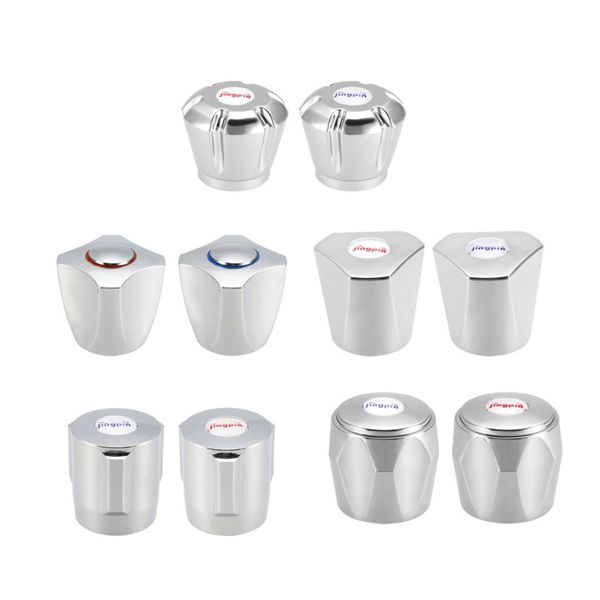

uxcell 2-6pcs faucet knob handle 28mm 29mm 30mm 34mm 36mm dia universal replacement handle kit silver tone