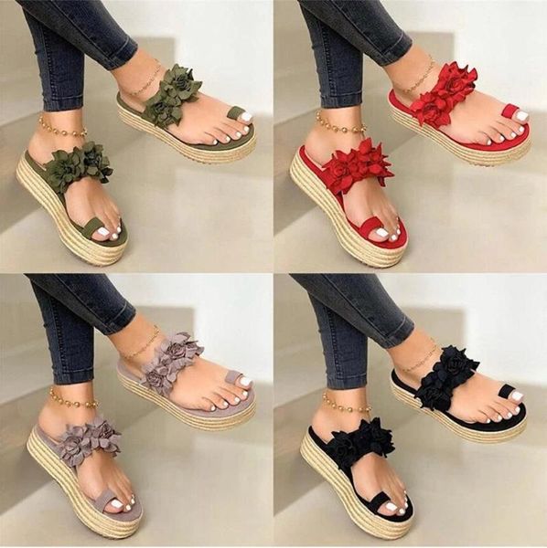 casual woman sandals platform flower slippers casual beach flip flops sandals women summer high heel sandal ladies, Black
casual woman sandals platform flower slippers casual beach flip flops sandals women summer high heel sandal ladies, Black