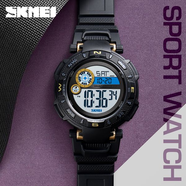 skmei professional men sport watch multi-function outdoor running exercise wristwatch date chronograph clock 1467, Slivery;brown
skmei professional men sport watch multi-function outdoor running exercise wristwatch date chronograph clock 1467, Slivery;brown