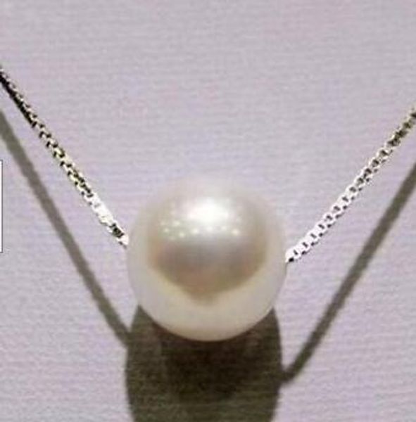 100% natural beautiful 15-16mm perfect round white south sea pearl pendant, Silver
100% natural beautiful 15-16mm perfect round white south sea pearl pendant, Silver