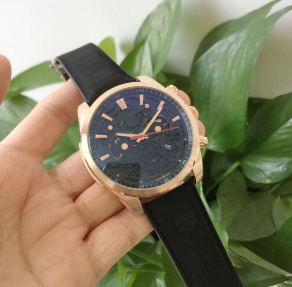 designer hollow watch 55mm 316l steel leather band quartz movement for man birthday christmas gift, Slivery;brown
designer hollow watch 55mm 316l steel leather band quartz movement for man birthday christmas gift, Slivery;brown