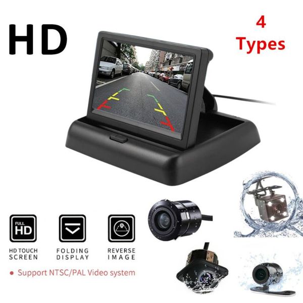 4.3" folding monitor display + waterproof wide angle hd rear view backup camera universal car reversing assistance kit hot
4.3" folding monitor display + waterproof wide angle hd rear view backup camera universal car reversing assistance kit hot