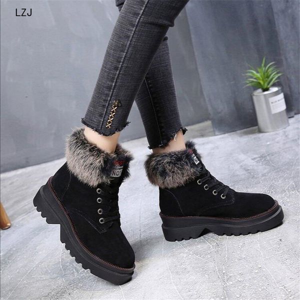 lzj 2019 women boots waterproof winter shoes women snow boots keep warm ankle winter with thick heels botas mujer 35-39, Black
lzj 2019 women boots waterproof winter shoes women snow boots keep warm ankle winter with thick heels botas mujer 35-39, Black