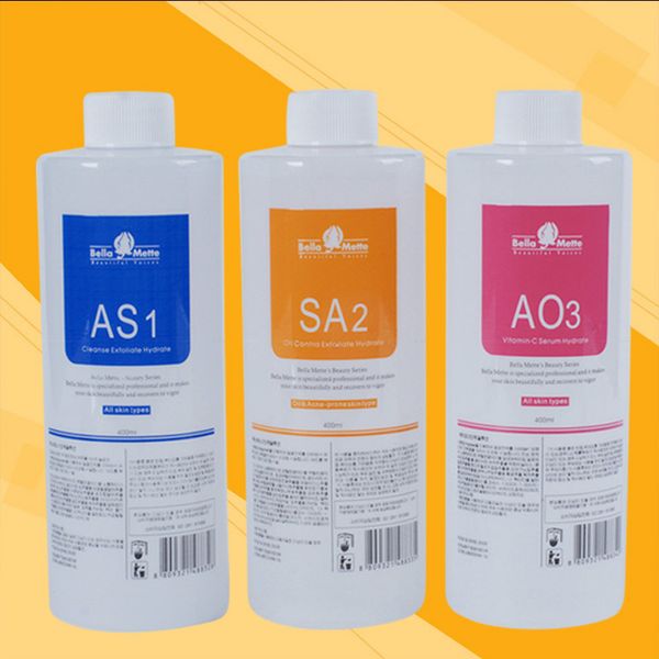 hydra dermabrasion as1 sa2 ao3 aqua peeling solution 400ml / bottle face clean facial cleansing blackhead for normal skin
hydra dermabrasion as1 sa2 ao3 aqua peeling solution 400ml / bottle face clean facial cleansing blackhead for normal skin