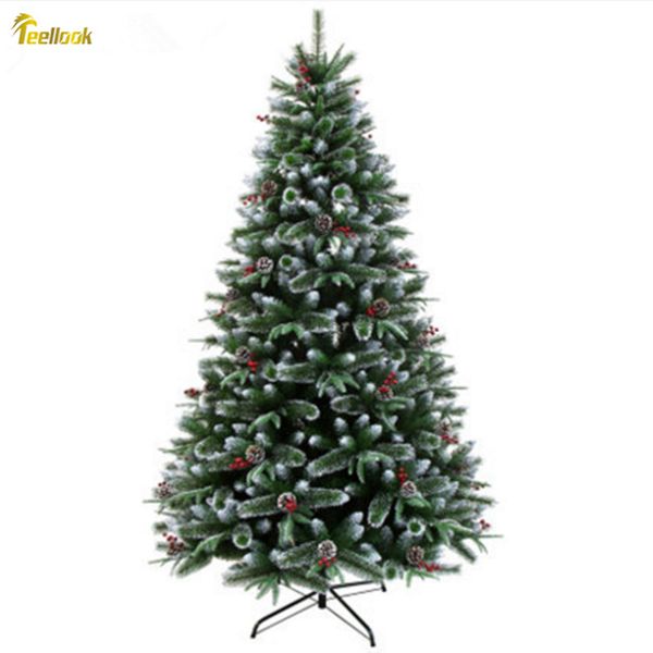 teellook 1.2m/3.0m encryption christmas tree pine needles pine cones sticky white pe ye fruit garden mall christmas decoration
teellook 1.2m/3.0m encryption christmas tree pine needles pine cones sticky white pe ye fruit garden mall christmas decoration
