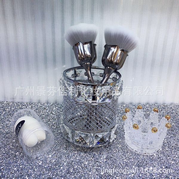 new style mesh diamond lattice crystal cup makeup brush storage pen holder manicure shou na bei
new style mesh diamond lattice crystal cup makeup brush storage pen holder manicure shou na bei