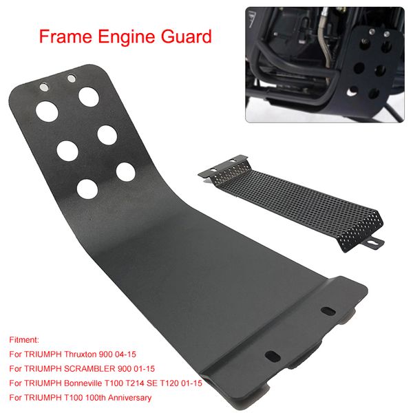 for thruxton 900, 900,bonneville t100 t214 se t120,t100 100th anniversary engine guard cover base skid plate
for thruxton 900, 900,bonneville t100 t214 se t120,t100 100th anniversary engine guard cover base skid plate