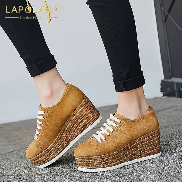 lapolaka 2019 new fashion new design pumps woman shoes lace up platform increasing high heels shoes women pumps female, Black
lapolaka 2019 new fashion new design pumps woman shoes lace up platform increasing high heels shoes women pumps female, Black