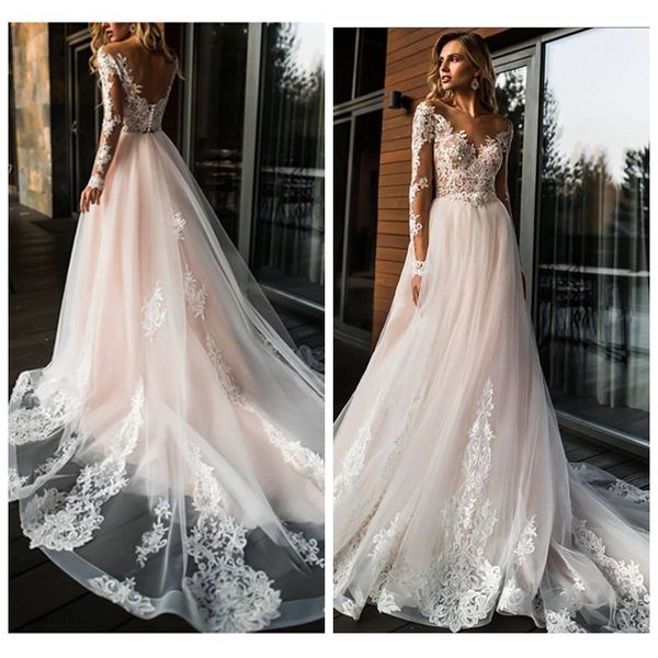 элегантный с длинным рукавом свадебное платье vestidos de novia 2019 простой линии свадебное платье v-образным вырезом sexy romantic длина п, White
элегантный с длинным рукавом свадебное платье vestidos de novia 2019 простой линии свадебное платье v-образным вырезом sexy romantic длина п, White