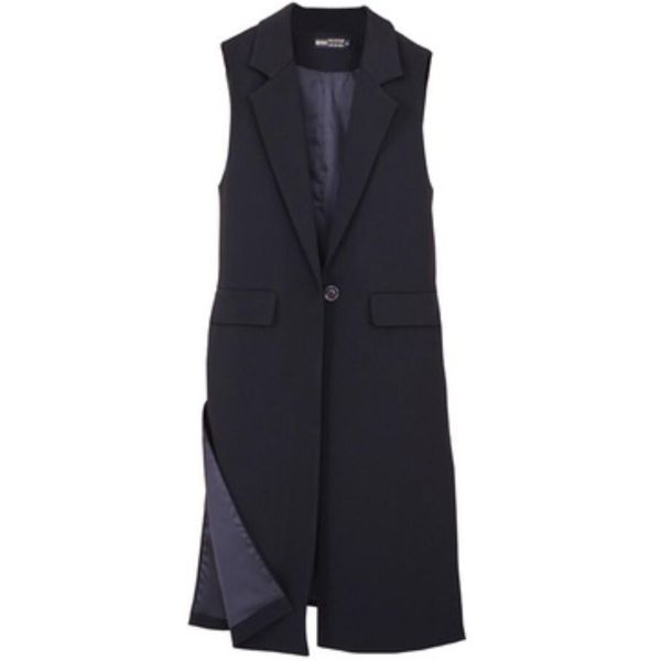 plus size 3xl sleeveless long vest jacket women split slim waistcoat blazer vest coat office ladies vests outwear, Black;white
plus size 3xl sleeveless long vest jacket women split slim waistcoat blazer vest coat office ladies vests outwear, Black;white