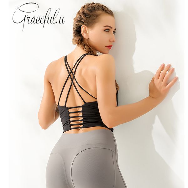 2019 sports wear for women gym thin shoulder strap cross beauty back sport bra shockproof vest gathering yoga bra gym, White;black
2019 sports wear for women gym thin shoulder strap cross beauty back sport bra shockproof vest gathering yoga bra gym, White;black