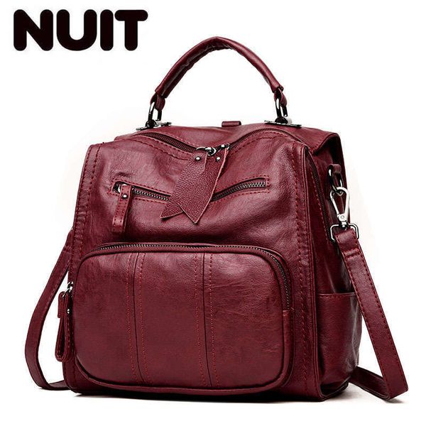 multifunction locomotive backpack leisure women backpack new leather backpacks school shoulder bags for teenage girls travel bag
multifunction locomotive backpack leisure women backpack new leather backpacks school shoulder bags for teenage girls travel bag