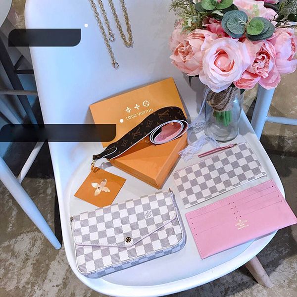 HOT 3-piece /set luxury designer Clutch bag brand shoulder bag diagonal bags handbag female purse handbag wallet L16-3
HOT 3-piece /set luxury designer Clutch bag brand shoulder bag diagonal bags handbag female purse handbag wallet L16-3