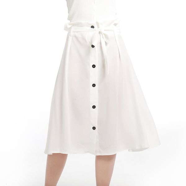 woman skirts 2019 summer fashion casual sling solid color buttoned knee-length skirts feminino robe femme, Black
woman skirts 2019 summer fashion casual sling solid color buttoned knee-length skirts feminino robe femme, Black