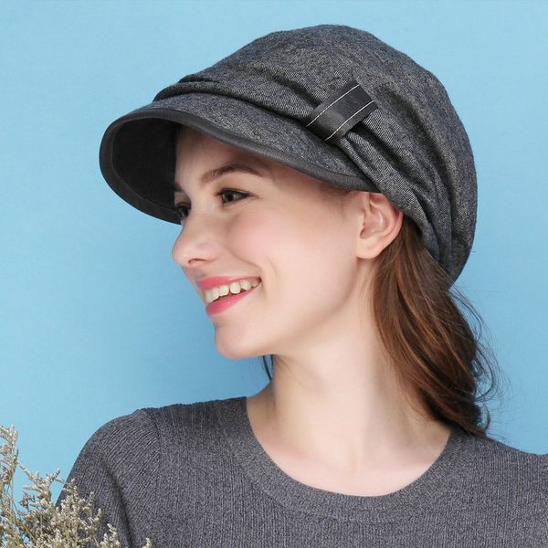 beret hat women's autumn leisure korean berets cap female cotton spring windproof warm british retro all-match ladies caps h6739, Blue;gray
beret hat women's autumn leisure korean berets cap female cotton spring windproof warm british retro all-match ladies caps h6739, Blue;gray
