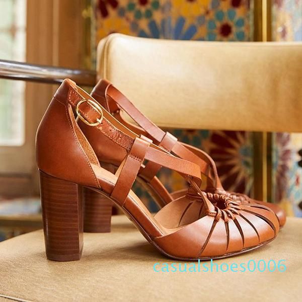 summer dress women sandals thick high-heeled buckle shoes for girls fashion retro round toe hollow ladies dance shoes party c06, Black
summer dress women sandals thick high-heeled buckle shoes for girls fashion retro round toe hollow ladies dance shoes party c06, Black