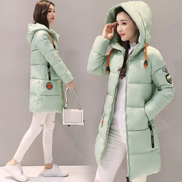 winter coat women casual slim long cotton fur hooded jackets warm parkas female overcoat coat abrigos mujer invierno 2019, Black
winter coat women casual slim long cotton fur hooded jackets warm parkas female overcoat coat abrigos mujer invierno 2019, Black