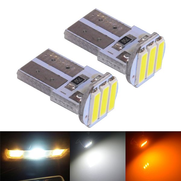 100x car led light w5w t10 car 3 leds 7020 smd wedge replacement reverse instrument panel lamp clearance lights
100x car led light w5w t10 car 3 leds 7020 smd wedge replacement reverse instrument panel lamp clearance lights