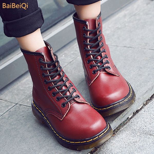 autumn women casual motorcycle ankle boots shoes women pu leather platform lace up winter warm snow boots work shoes mujer, Black
autumn women casual motorcycle ankle boots shoes women pu leather platform lace up winter warm snow boots work shoes mujer, Black