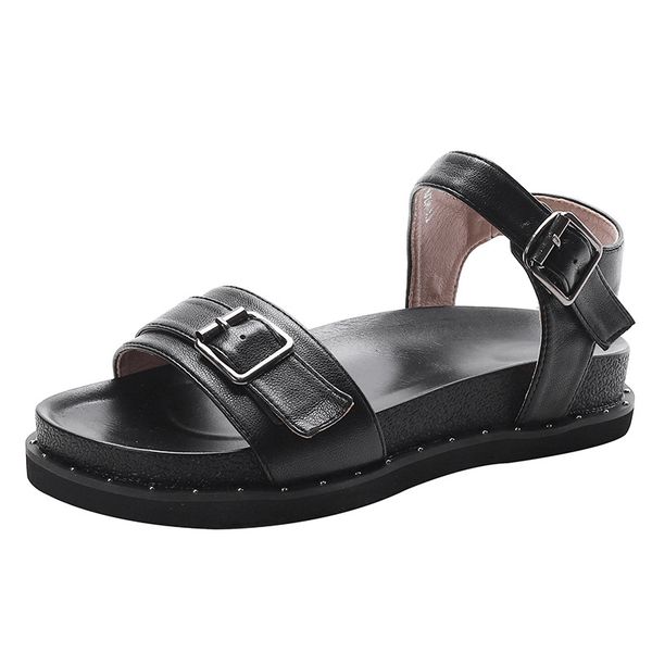 2020 genuin leather sandals women summer shoes thick sole women sandals soft casual flat ladies shoes plus size 42 black a2370
2020 genuin leather sandals women summer shoes thick sole women sandals soft casual flat ladies shoes plus size 42 black a2370