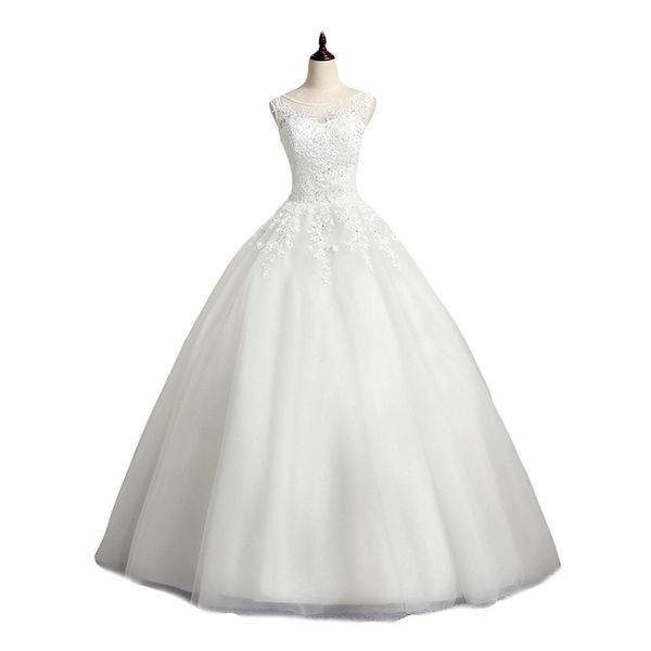 2019 new puffy beaded ball gown lace wedding dresses bride dress floor length corset back wedding gowns qc1459, White
2019 new puffy beaded ball gown lace wedding dresses bride dress floor length corset back wedding gowns qc1459, White