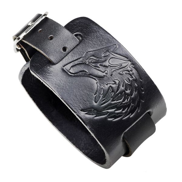 retro national style leather bangle black brown wolf bracelets & bangles wide magnetic buckle bohemian men women jewelry gifts
retro national style leather bangle black brown wolf bracelets & bangles wide magnetic buckle bohemian men women jewelry gifts