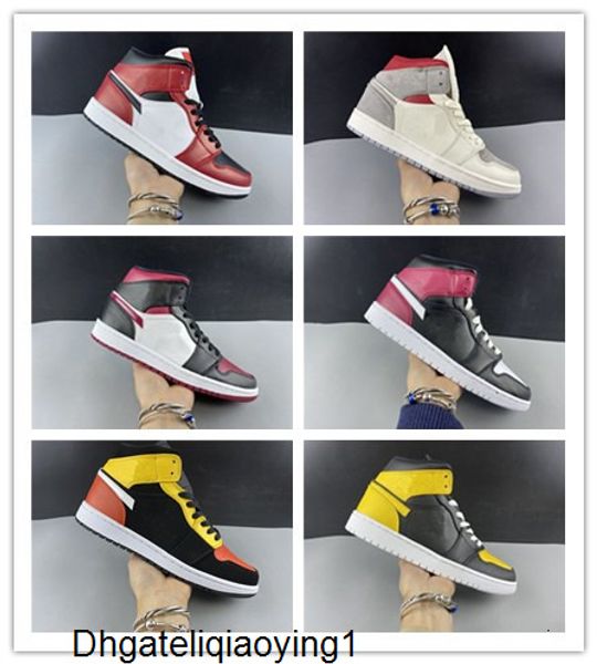 2020 new 1 i og mid chicago bred wmns men basketball shoes designer 1s sneakers sports outdoor trainers size 4-12, Black
2020 new 1 i og mid chicago bred wmns men basketball shoes designer 1s sneakers sports outdoor trainers size 4-12, Black