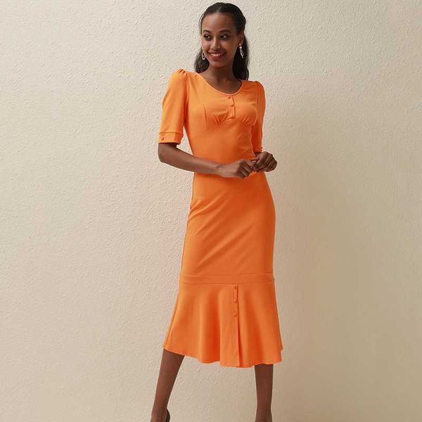 fashion casual solid color dresses summer buttons ruffles dress for women o-neck short sleeve slim long bodycon dress, Black;gray
fashion casual solid color dresses summer buttons ruffles dress for women o-neck short sleeve slim long bodycon dress, Black;gray