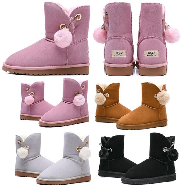 2019 fashion WGG Women's Australia Women girl tall Hairball boots Snow Winter boots pink grey Khaki black boots outdoor shoes 36-41
2019 fashion WGG Women's Australia Women girl tall Hairball boots Snow Winter boots pink grey Khaki black boots outdoor shoes 36-41