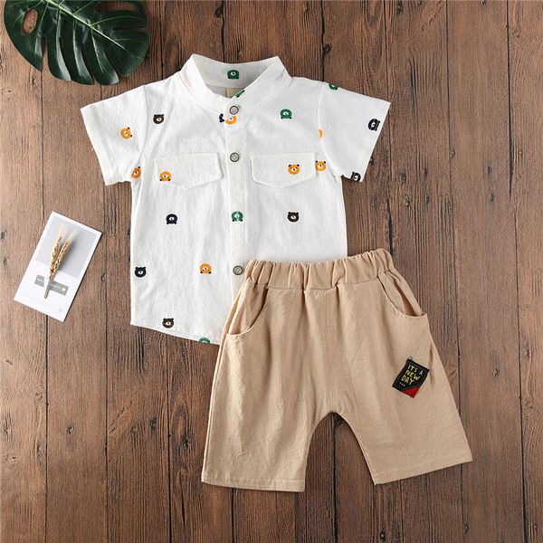 clothing sets 0-36 months baby boy clothes set short sleeve print shirt shorts toddler boys outfit 3 colors, White
clothing sets 0-36 months baby boy clothes set short sleeve print shirt shorts toddler boys outfit 3 colors, White