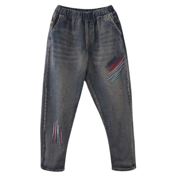 deep blue white black feer art restores ancient ways do old flash nine points jeans haroun pants bk4250
deep blue white black feer art restores ancient ways do old flash nine points jeans haroun pants bk4250