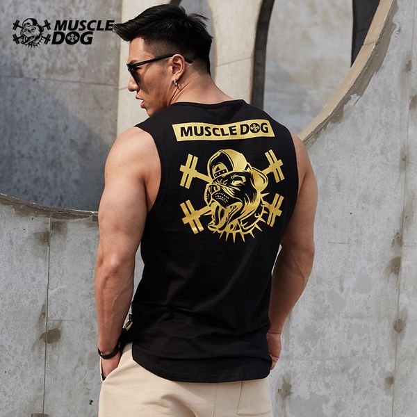 muscle dog popular logo i loose breathable print training clothes running exercise vest man, Black;blue
muscle dog popular logo i loose breathable print training clothes running exercise vest man, Black;blue
