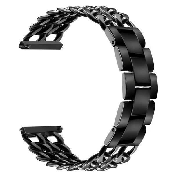 for samsung gear s3 frontier / classic watch band 22mm cowboy chain stainless steel metal bracelet for galaxy watch 46mm, Black;brown
for samsung gear s3 frontier / classic watch band 22mm cowboy chain stainless steel metal bracelet for galaxy watch 46mm, Black;brown
