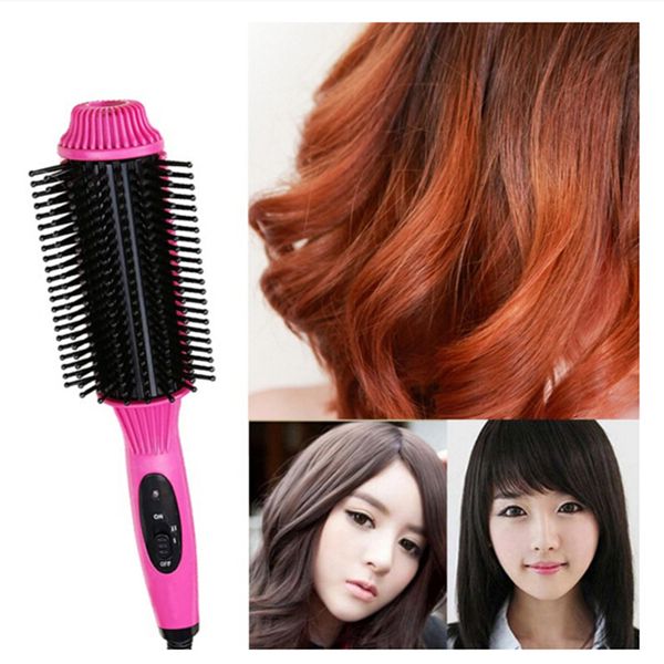 magic fast heat curler hair straightener electric hair comb brush straightening irons multifunction salon curling tool, Silver
magic fast heat curler hair straightener electric hair comb brush straightening irons multifunction salon curling tool, Silver