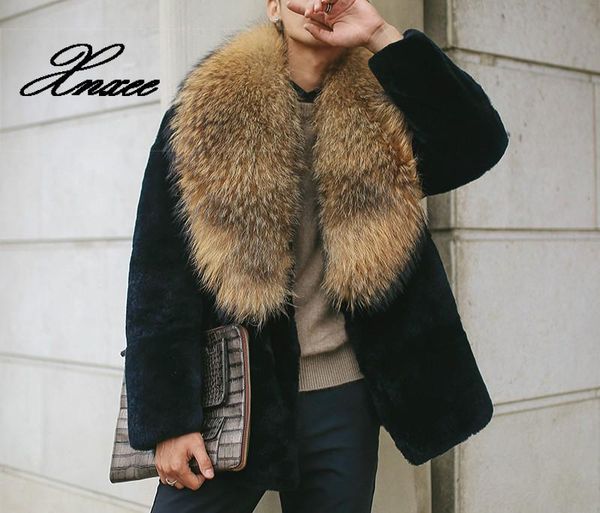 2019 autumn and winter new men's fur coat imitation mink coat european and american long large size warm s-6xl, Black
2019 autumn and winter new men's fur coat imitation mink coat european and american long large size warm s-6xl, Black