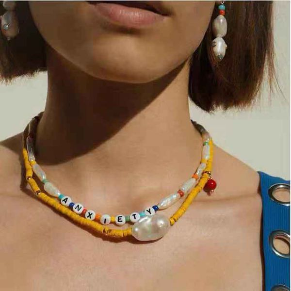 dvacaman bohemian fashion simulated pearls necklace for women letter colorful statement necklace party gifts wholesale jewelry, Golden;silver
dvacaman bohemian fashion simulated pearls necklace for women letter colorful statement necklace party gifts wholesale jewelry, Golden;silver