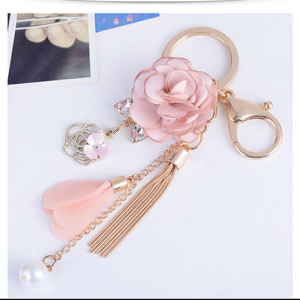 new rose flowers keychain key chain gold color crystal bow chain tassel key ring porte clef bag charm pendant jewelry gifts, Slivery;golden
new rose flowers keychain key chain gold color crystal bow chain tassel key ring porte clef bag charm pendant jewelry gifts, Slivery;golden