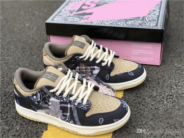 authentic travis scott sb dunk low special box cactus jack black parachute beige petra brown man running shoes with original box 5-13
authentic travis scott sb dunk low special box cactus jack black parachute beige petra brown man running shoes with original box 5-13