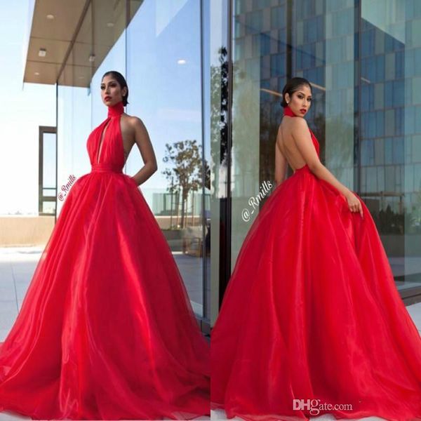 elegant halter red puffy prom dresses 2018 ball gown keyhole front backless formal evening gowns long organza black girls holiday robes
elegant halter red puffy prom dresses 2018 ball gown keyhole front backless formal evening gowns long organza black girls holiday robes