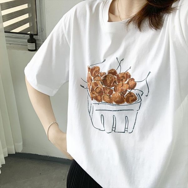 sweet cherry ~ summer 2020 sweet and fresh pink children's fun printed short-sleeved t-shirt girl, White
sweet cherry ~ summer 2020 sweet and fresh pink children's fun printed short-sleeved t-shirt girl, White