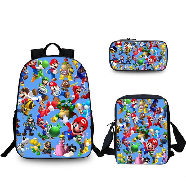16 inch school bags mario bros sonic school backpack for girls boys orthopedic schoolbag backpacks children book bag
16 inch school bags mario bros sonic school backpack for girls boys orthopedic schoolbag backpacks children book bag