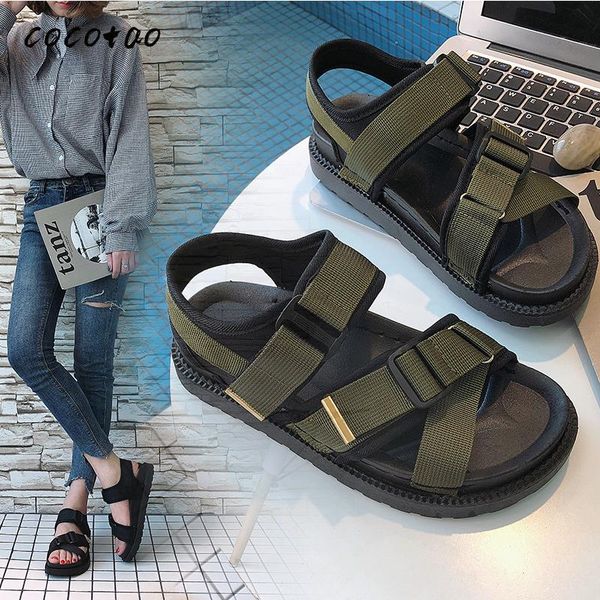 sandals female ins 2020 summer new wild beach shoes thick bottom wet water sponge cake leisure sports student shoes, Black
sandals female ins 2020 summer new wild beach shoes thick bottom wet water sponge cake leisure sports student shoes, Black