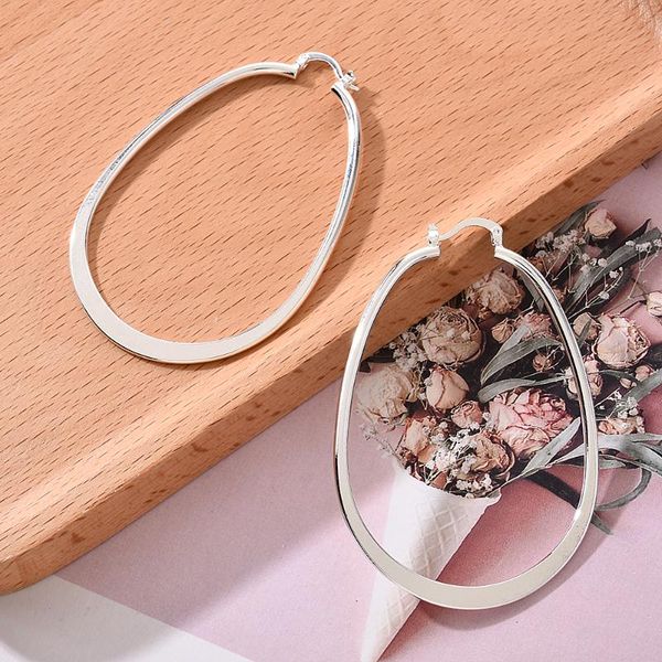 stud earing for women silver plated big hyperbole statement hoop earring korean earrings jewelry ear rings fashion 2021, Golden;silver
stud earing for women silver plated big hyperbole statement hoop earring korean earrings jewelry ear rings fashion 2021, Golden;silver