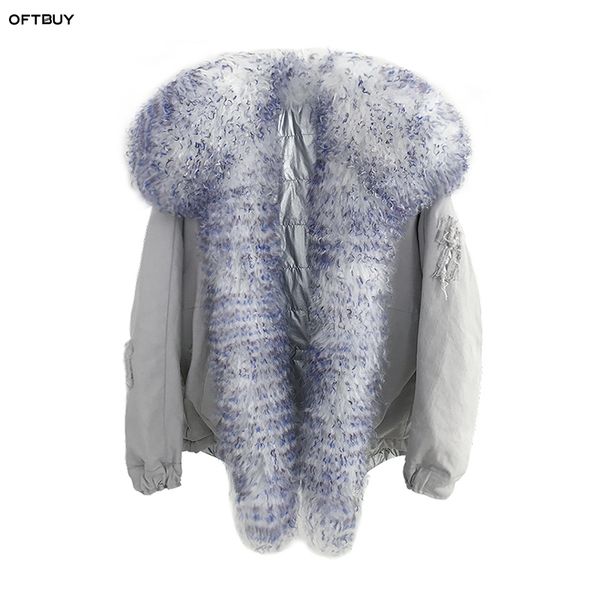 2019 new winter jacket women real fur coat natural mongolia sheep fur collar short coat white duck down jacket korean clothing, Black
2019 new winter jacket women real fur coat natural mongolia sheep fur collar short coat white duck down jacket korean clothing, Black