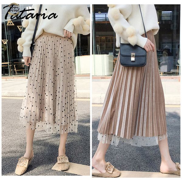 dot polka pleated skirt 2019 velvet high waisted long skirts womens maxi skirt women school skirt beach female skirts, Black
dot polka pleated skirt 2019 velvet high waisted long skirts womens maxi skirt women school skirt beach female skirts, Black