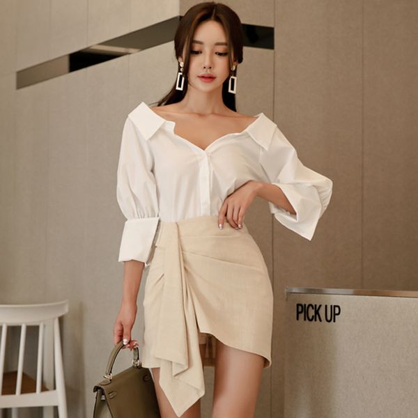 2019 spring women suits v-neck full sleeve white blouse bodycon mini skirt two piece casual sets work dress
2019 spring women suits v-neck full sleeve white blouse bodycon mini skirt two piece casual sets work dress