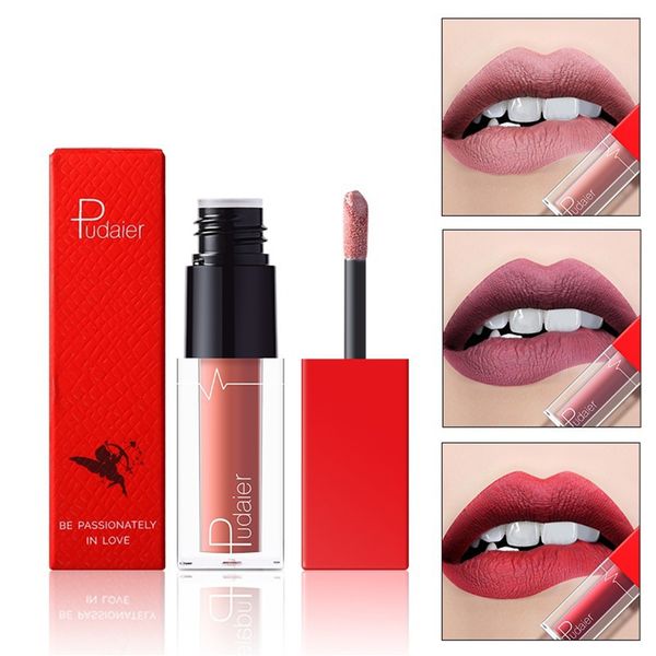 pudaier 18 colors lip gloss lipstick nude moisturizing women makeup matte liquid lipstick waterproof lips color cosmetics
pudaier 18 colors lip gloss lipstick nude moisturizing women makeup matte liquid lipstick waterproof lips color cosmetics