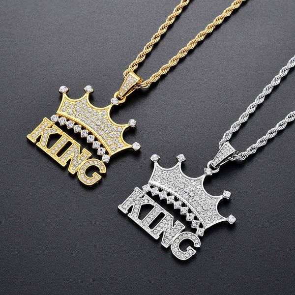 men hip hop full rhinestone king shape pendants necklaces bling bling cuban link chain hiphop necklace men jewelry gift, Silver
men hip hop full rhinestone king shape pendants necklaces bling bling cuban link chain hiphop necklace men jewelry gift, Silver