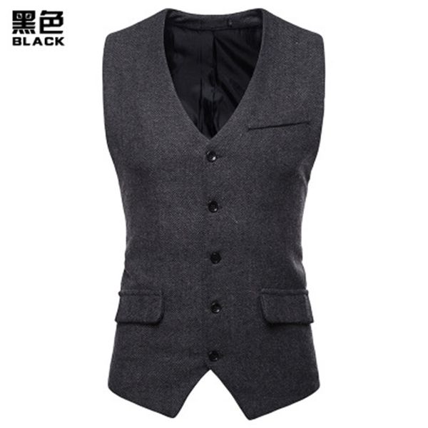 men's vests dress for men slim fit mens suit vest male waistcoat gilet homme casual sleeveless formal business jacket, Black;white
men's vests dress for men slim fit mens suit vest male waistcoat gilet homme casual sleeveless formal business jacket, Black;white
